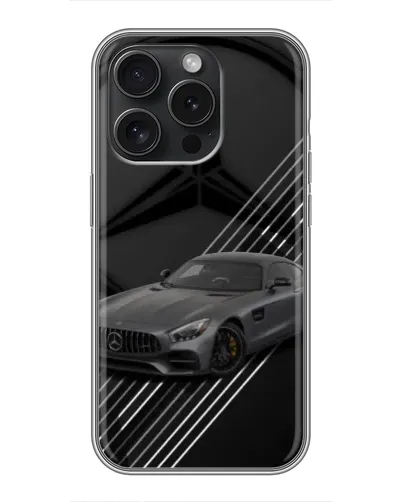 Чехол для Realme Narzo Power с картинкой «Mercedes AMG — графика»