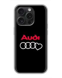 Чохол для Realme Narzo Power з картинкою «Логотип Audi Heart»