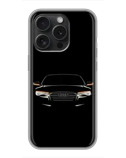 Чохол для Realme Narzo Power з картинкою «Audi — нічний контур»