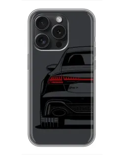 Чохол для Realme Narzo Power з картинкою «Задня частина Audi — арт»