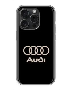 Чохол для Realme Narzo Power з картинкою «Audi — золотий логотип»