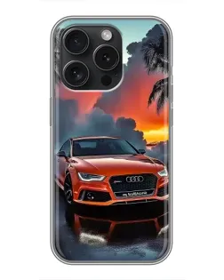 Чохол для Realme Narzo Power з картинкою «Audi — захід сонця»