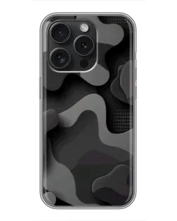 Чохол для Realme Narzo Power з картинкою «Темний абстрактний камуфляж»