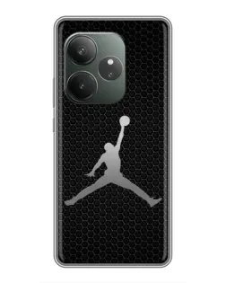 Чехол для RealMe Neo7 с картинкой «Jordan Dark Carbon»