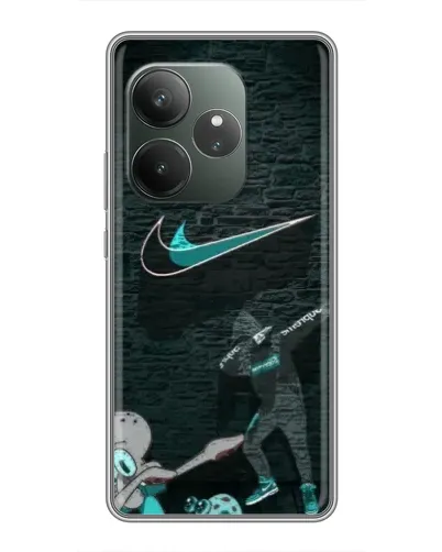 Чехол для RealMe Neo7 с картинкой «Спортивный арт Nike»