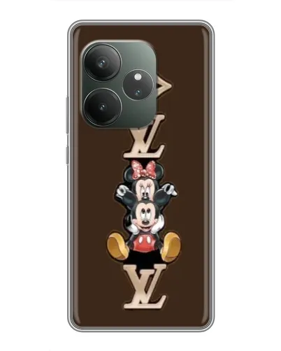 Чехол для RealMe Neo7 с картинкой «LV и Микки Маус»