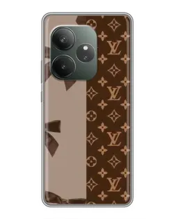 Чехол для RealMe Neo7 с картинкой «Louis Vuitton — банты»