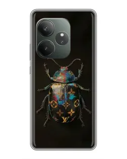 Чехол для RealMe Neo7 с картинкой «LV — мраморный принт»