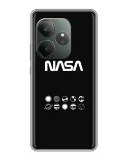 Чехол для RealMe Neo7 с картинкой «NASA — технический принт» Чехол для RealMe Neo7 с картинкой «NASA — технический принт»