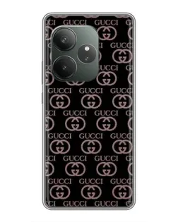 Чехол для RealMe Neo7 с картинкой «Классическая монограмма Gucci»