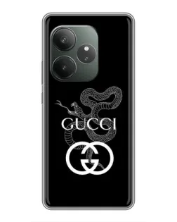 Чехол для RealMe Neo7 с картинкой «Gucci — серебряная змея»