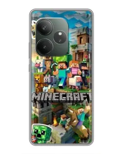 Чехол для RealMe Neo7 с картинкой «Замок Minecraft» Чехол для RealMe Neo7 с картинкой «Замок Minecraft»