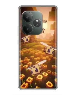 Чехол для RealMe Neo7 с картинкой «Поле подсолнухов»
