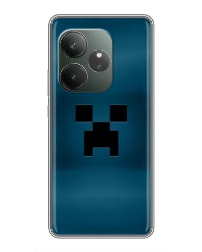 Чехол для RealMe Neo7 с картинкой «Крипер текстура»