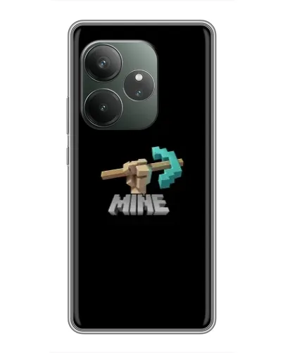 Чехол для RealMe Neo7 с картинкой «Алмазная кирка»