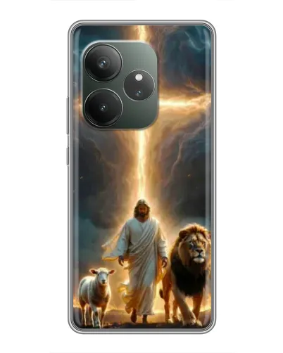 Чехол для RealMe Neo7 с картинкой «Лев Иуды и Свет»