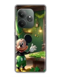 Чехол для RealMe Neo7 с картинкой «Микки в мастерской»