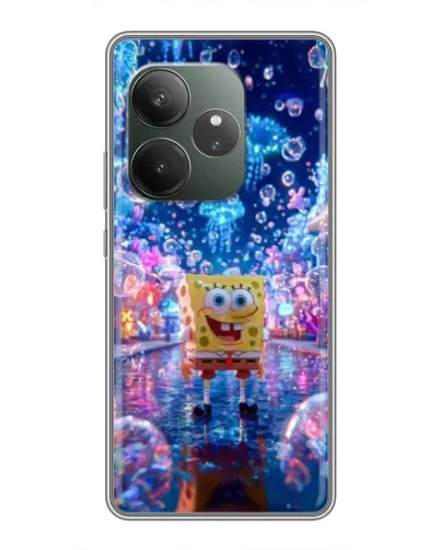 Чехол для RealMe Neo7 с картинкой «Неоновый океан»