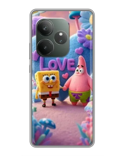 Чехол для RealMe Neo7 с картинкой «Губка Боб Патрик»