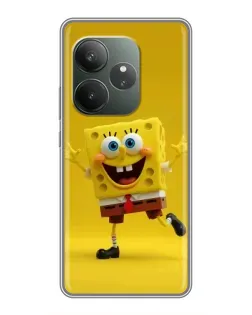 Чехол для RealMe Neo7 с картинкой «Позитивный Губка Боб»