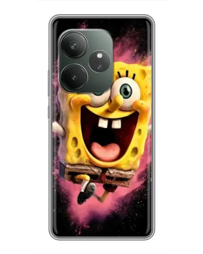 Чехол для RealMe Neo7 с картинкой «Взрывной Спанч Боб»