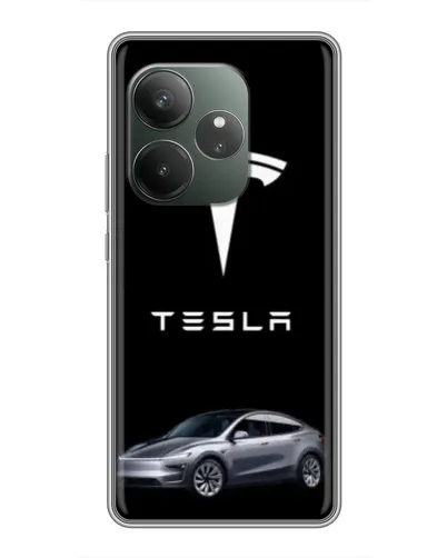 Чехол для RealMe Neo7 с картинкой «Tesla Model Y»