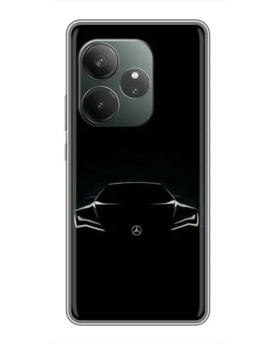 Чехол для RealMe Neo7 с картинкой «Mercedes — силуэт авто» Чехол для RealMe Neo7 с картинкой «Mercedes — силуэт авто»