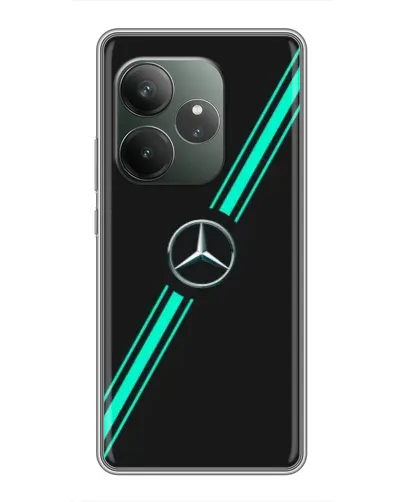 Чехол для RealMe Neo7 с картинкой «Спортивные линии Mercedes» Чехол для RealMe Neo7 с картинкой «Спортивные линии Mercedes»