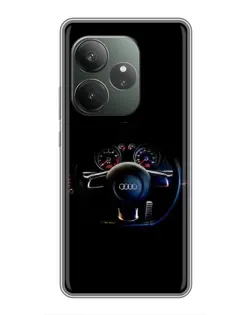 Чехол для RealMe Neo7 с картинкой «Салон Audi — руль» Чехол для RealMe Neo7 с картинкой «Салон Audi — руль»