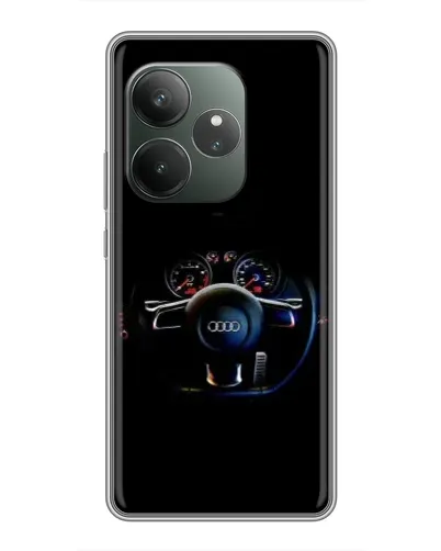 Чохол для RealMe Neo7 з картинкою «Салон Audi — кермо»