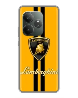 Чехол для RealMe Neo7 с картинкой «Lamborghini Stripe желтый» Чехол для RealMe Neo7 с картинкой «Lamborghini Stripe желтый»