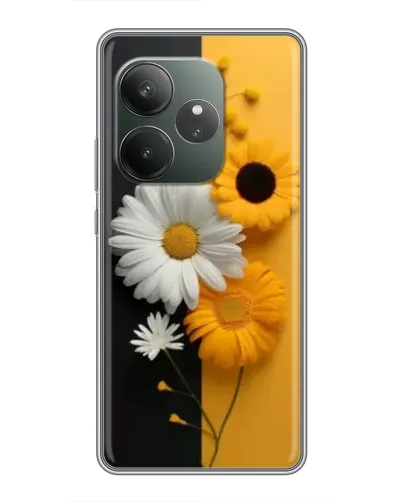 Чехол для RealMe Neo7 с картинкой «Подсолнух и ромашка»