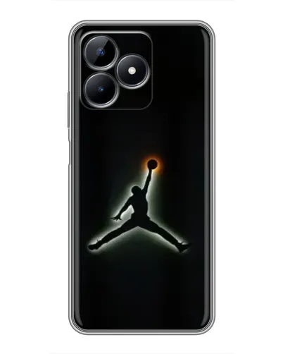 Чехол для Realme Note 50 с картинкой «Jordan Gradient Logo»