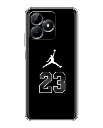 Чехол для Realme Note 50 с картинкой «Jordan Flight 23»