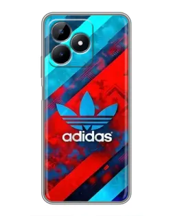 Чехол для Realme Note 50 с картинкой «Абстракция Adidas»