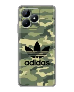 Чехол для Realme Note 50 с картинкой «Милитари стиль Adidas»