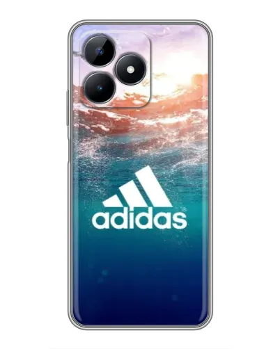 Чехол для Realme Note 50 с картинкой «Океанская глубина адидас»