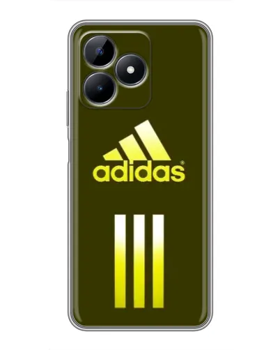 Чехол для Realme Note 50 с картинкой «Оливковый градиент Adidas»
