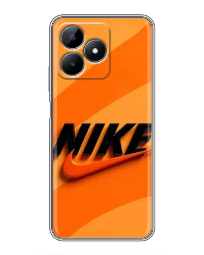 Чохол для Realme Note 50 з картинкою «Помаранчевий драйв Nike»