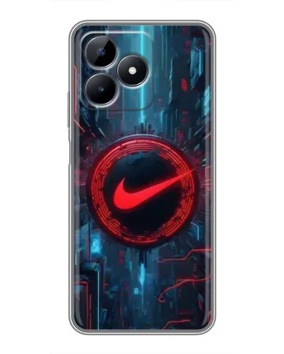 Чохол для Realme Note 50 з картинкою «Техногенний стиль Nike»