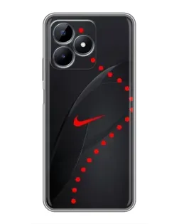Чохол для Realme Note 50 з картинкою «Абстрактний дизайн Nike»