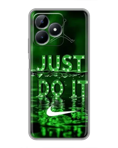Чохол для Realme Note 50 з картинкою «Зелений неоновий Nike»