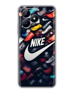 Чохол для Realme Note 50 з картинкою «Колекція кросівок Nike»