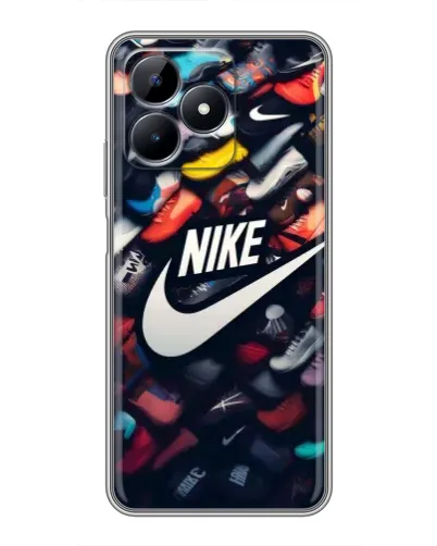 Чохол для Realme Note 50 з картинкою «Колекція кросівок Nike»