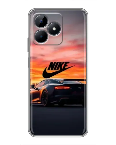Чохол для Realme Note 50 з картинкою «Nike та суперкар»