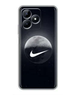 Чехол для Realme Note 50 с картинкой «Nike в стиле граффити»
