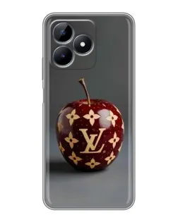 Чохол для Realme Note 50 з картинкою «Червоне яблуко LV»