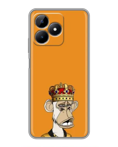 Чехол для Realme Note 50 с картинкой «Золотая обезьяна Bored Ape»