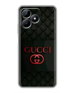 Чехол для Realme Note 50 с картинкой «Gucci — стеганый черный»