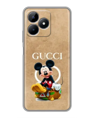 Чехол для Realme Note 50 с картинкой «Микки Маус Gucci — крафт» Чехол для Realme Note 50 с картинкой «Микки Маус Gucci — крафт»